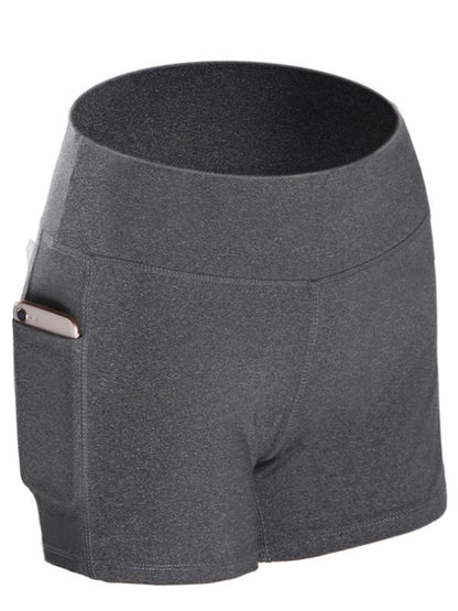 Sports Elastic  Lift The Hips Shorts