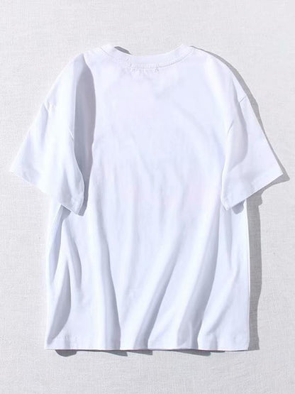 Graffiti Printed Short Sleeve Tees