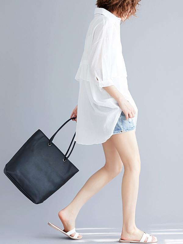 Loose Stringy Selvedge Light Blouse Shirt