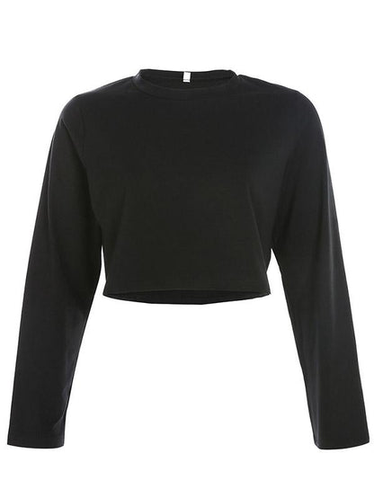 Simple Solid Loose Casual T-Shirt