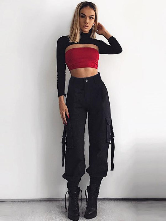 Casual Loose Harem Pockets Athletic Pants