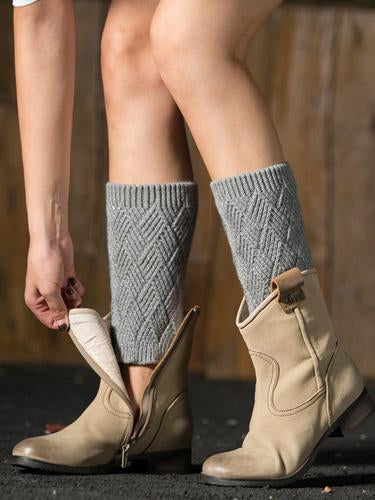 Fahion Rhombus Knitting Leg&Ankle Warmers