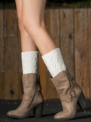 Fahion Rhombus Knitting Leg&Ankle Warmers