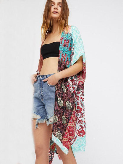 Floral Printed Cover-Ups Swimwear
