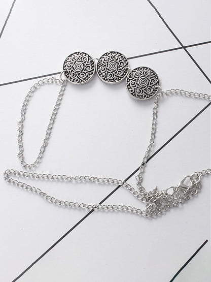 Bohemian Retro Engraved Foot Chain Accessory