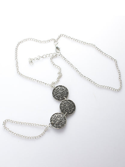 Bohemian Retro Engraved Foot Chain Accessory