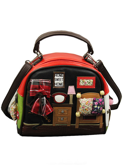 Furniture Cartoon Embroidery Handbag