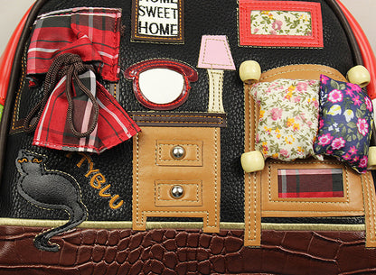 Furniture Cartoon Embroidery Handbag