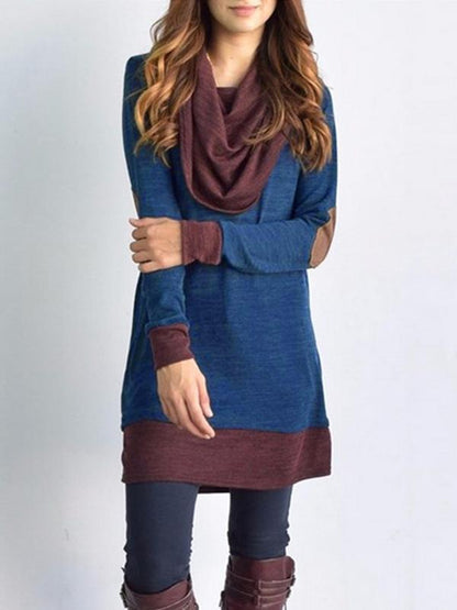 Long Sleeves Solid Blouses&shirts Tops