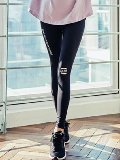 Printed Wrap Yoga Leggings
