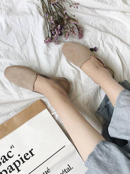 Simple Comfortable Suede Shoes