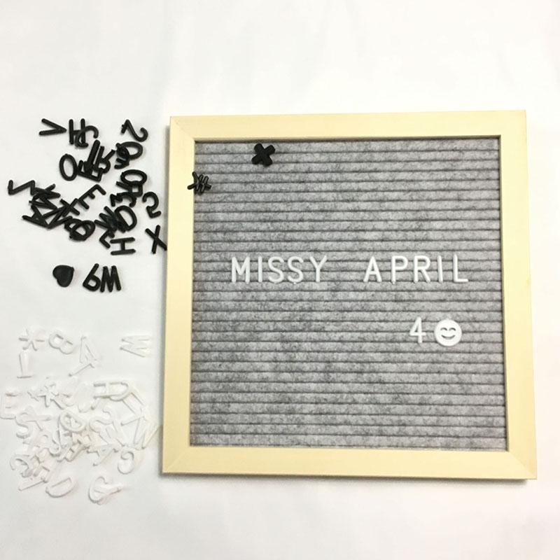 Felt Letterboard Photo Frame Home Decoration