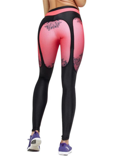 Trendy Patchwork Yoga Leggings