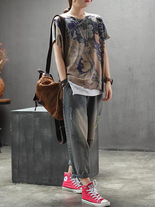 National Printed Comfortable T-shirt