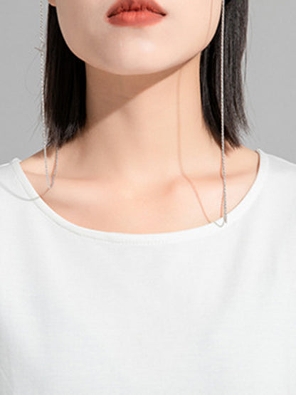 Stylish Asymmetric Irregular Clipping Round-Neck T-Shirt