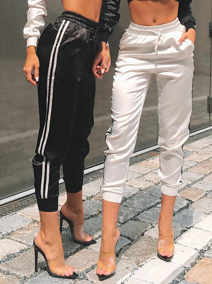 Color-Block Stitching Athletic Pants