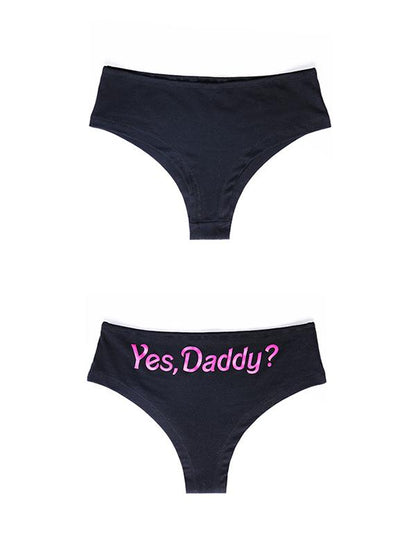Letter Print Briefs Underwear