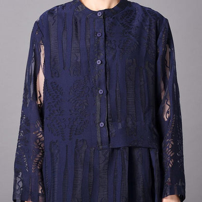 Elegant Jacquard Lace Midi Dress
