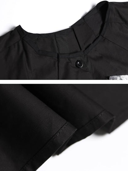Oversize Asymmetric Stars Dress