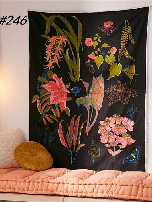 General-purpose Floral Printed Blanket