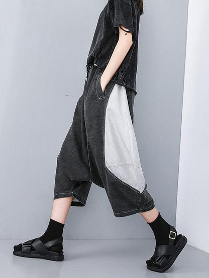 Fashion Split-joint Harem Pants
