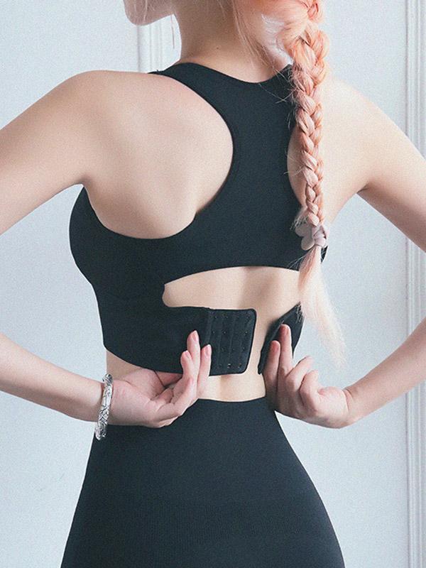 Wrap Solid Quick Dry Breathable Yoga Bra