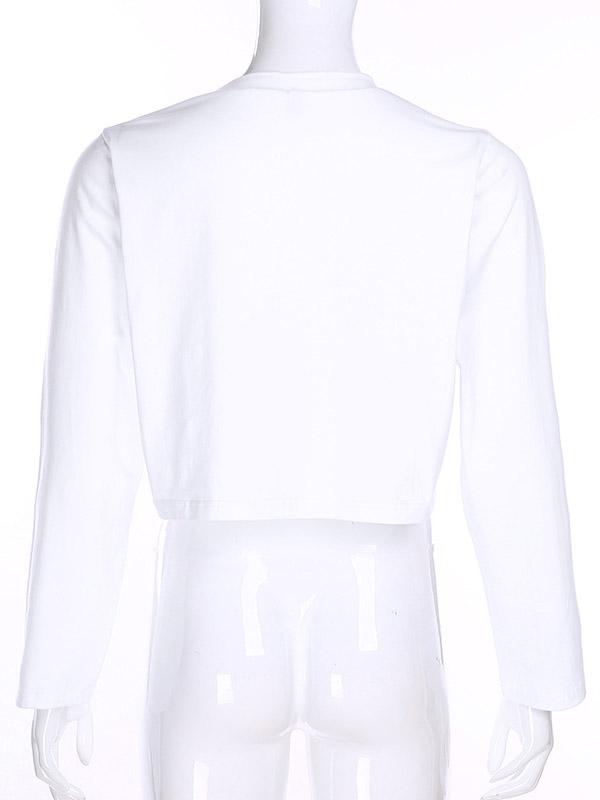 Simple Solid Loose Casual T-Shirt