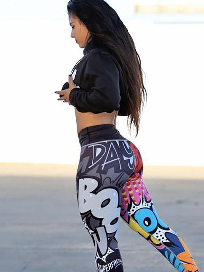 Printed  Yoga&Gym Leggings