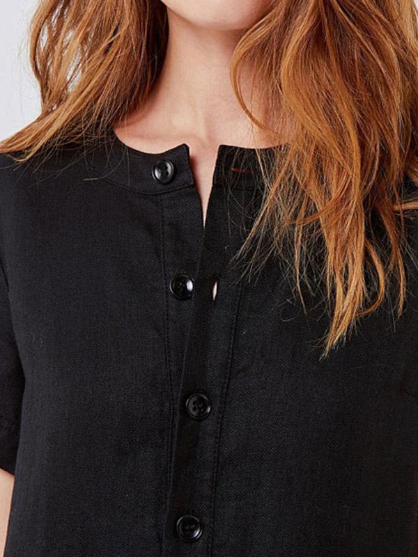 Plus Size Short Sleeves Midi Dress