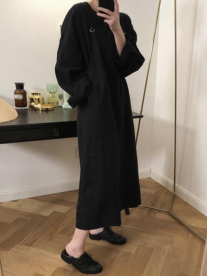 Casual Linen Slip Dress