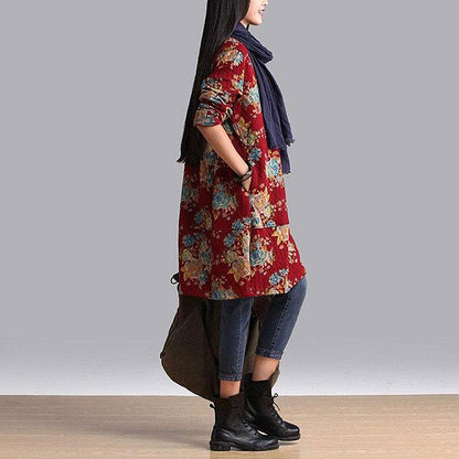 Women cotton print blouse