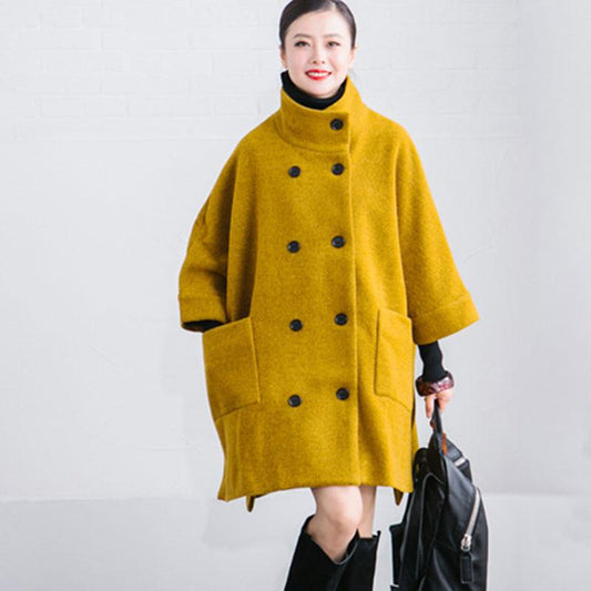 Loose Woolen Jacket Coat