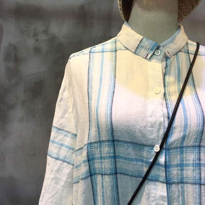 Gradient Linen Lattice Dress