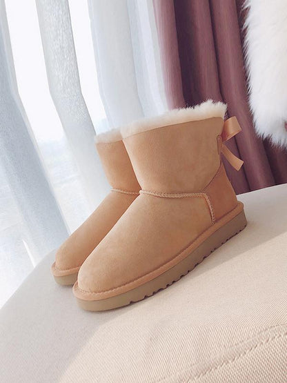 Short Tube Pure Wool Snow Boots Uggs