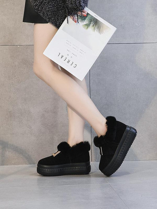 Winter Thick-Soled Trendy Furry Shoes