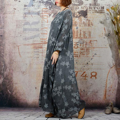 Loose Cotton Linen Dress