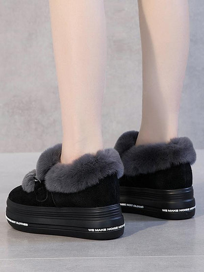 Artificial Fur Hight Warm Snow Boots