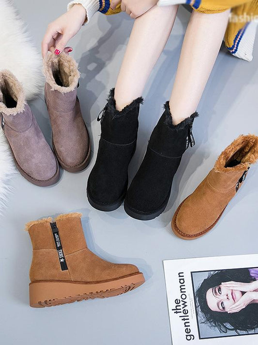 Casual Sports Fashion Platform Snow Boots