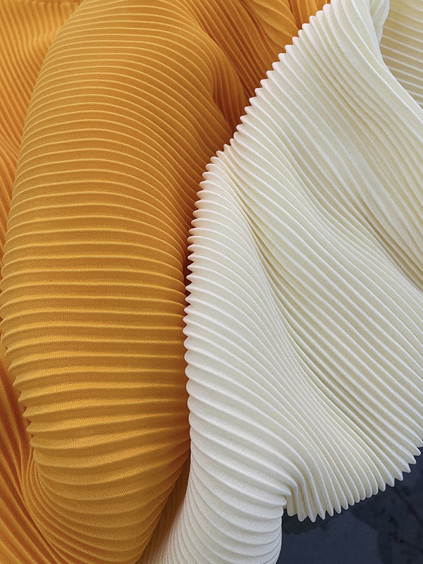 Simple Solid Color Plaited Short Sleeves T-Shirts