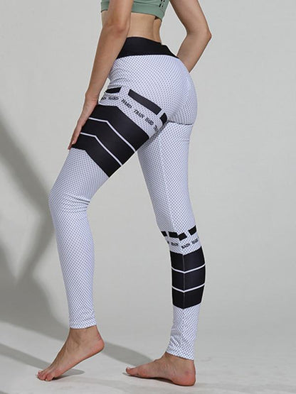 Sexy Letter Printed Long Leggings