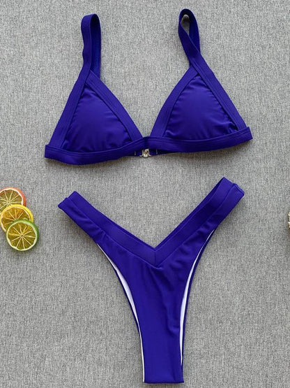 Sexy Triangle Top Beach Bikinis Swimwear
