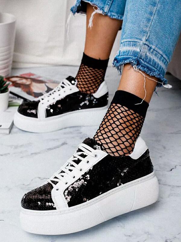 Multi-Colored Platform Shoes