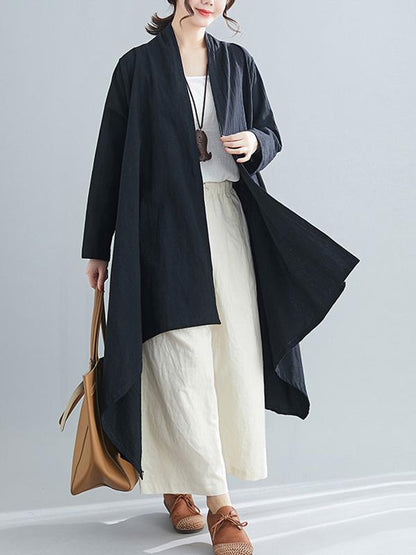 Loose Cropped Hemline Cover-up