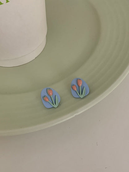 Original Tulip Geometry Earrings Accessories
