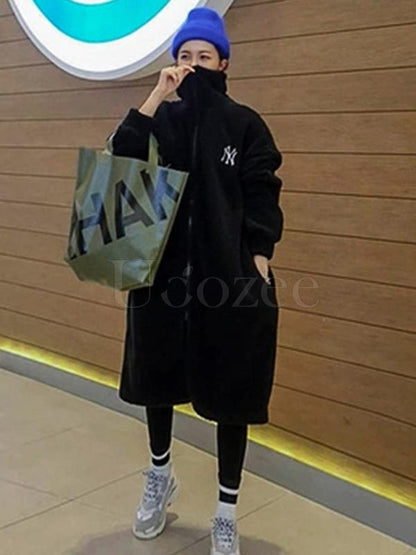 Loose Lamb Wool Outwear