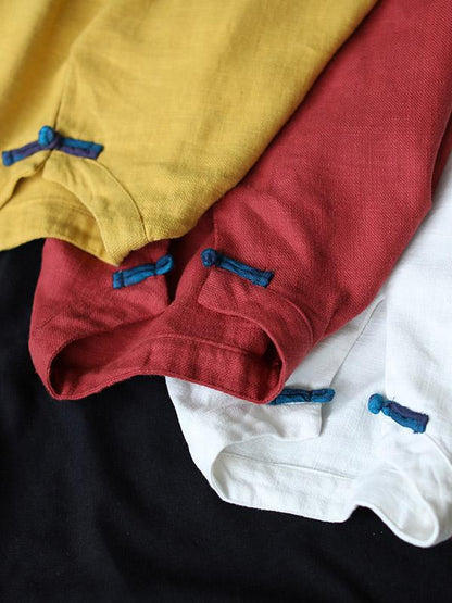 Artistic Retro Long Sleeve T-Shirts Tops