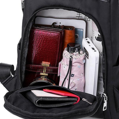Women Waterproof Oxford Backpack Version Anti-theft Travel Bag