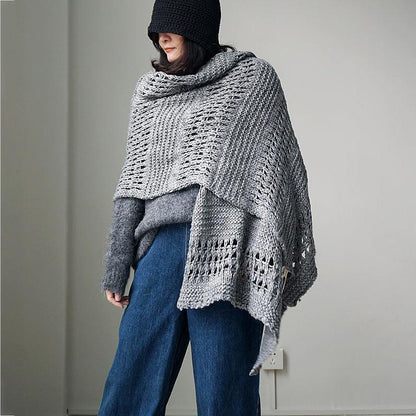 Casual Keep Warm Hollow Women Scarf