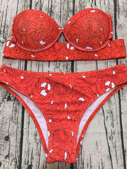 Sexy Two-pieces Bikinis Swimwear
