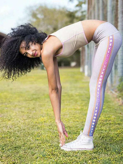 Sports Printed High Waisted Leggings